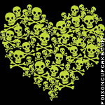 Poison Skull Heart